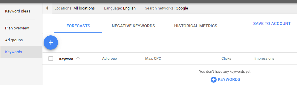 Refine Keywords Quickly